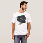 Clan Adams Scottish Tartan Paint Shirt (Vorne ganz)