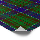 Clan Adams Tartan - Digitaler Download Poster (Ecke)