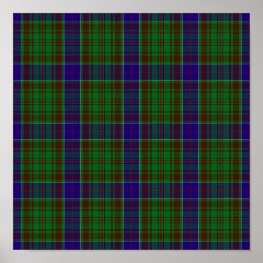 Clan Adams Tartan - Digitaler Download Poster (Vorne)