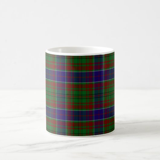 Clan Adams Tartan Kaffeetasse (Mittel)