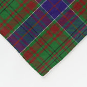 Clan Adams Tartan Kariert Fleecedecke (Ecke)