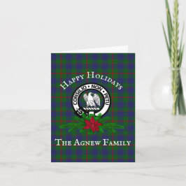 Clan Agnew Wappen & Tartan Karte