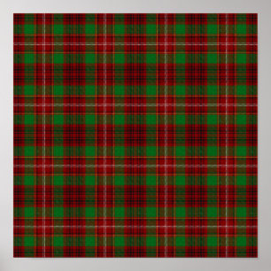 Clan Ainslie Tartan - Digitaler Download Poster