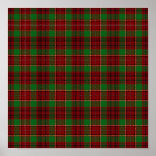 Clan Ainslie Tartan - Digitaler Download Poster (Vorne)
