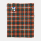 Clan Ainslie Tartan Kariert Fleecedecke (Vorderseite)