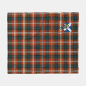 Clan Ainslie Tartan Kariert Fleecedecke (Vorderseite (Horizontal))