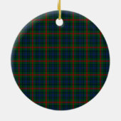 Clan Aiton Tartan Keramik Ornament (Hinten)