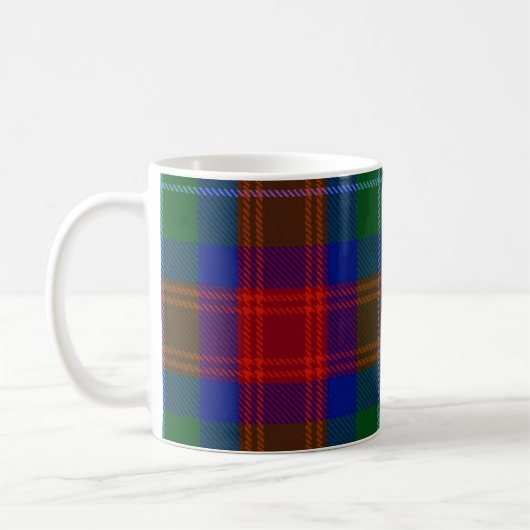 Clan Akins Tartan-Tasse (moderne Farben) Kaffeetasse (Links)