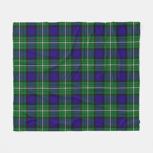 Clan Alexander Tartan Kariert Fleecedecke (Vorderseite (Horizontal))