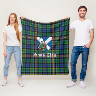 Clan Allison Tartan Kariert Fleecedecke