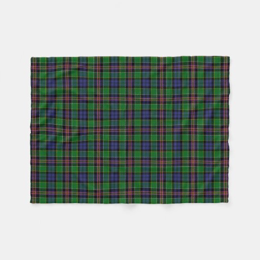 Clan Allison Tartan Kariert Fleecedecke (Vorderseite (Horizontal))