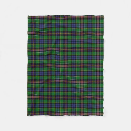 Clan Allison Tartan Kariert Fleecedecke (Vorderseite)