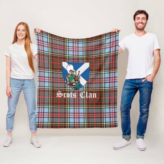 Clan Anderson Ancient Tartan Kariert Fleecedecke (Beispiel)