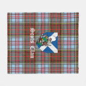 Clan Anderson Ancient Tartan Kariert Fleecedecke (Vorderseite (Horizontal))