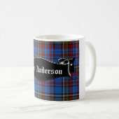 Clan Anderson Banner Kaffeetasse (VorderseiteRechts)