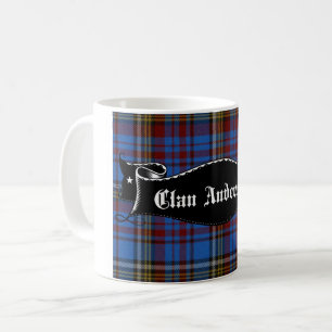 Clan Anderson Banner Kaffeetasse
