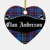 Clan Anderson Banner Keramikornament (Vorne)
