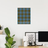 Clan Anderson Colors of Scotland 2 Tartan Kariert Poster (Heimbüro)