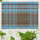 Clan Anderson Kariert Tartan Aquamarin Brown Karo Geschirrtuch (Gefaltet)