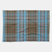 Clan Anderson Kariert Tartan Aquamarin Brown Karo Geschirrtuch (Horizontal)