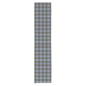 Clan Anderson Light Blue Scottish Tartan Kurzer Tischläufer (Vorderseite)