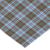 Clan Anderson Light Blue Scottish Tartan Kurzer Tischläufer (Ecke)