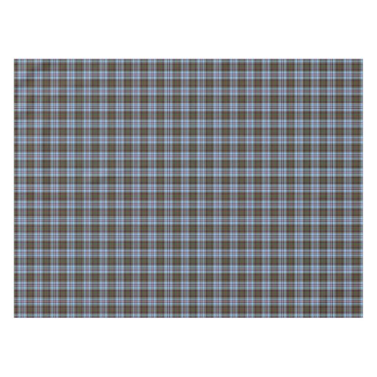 Clan Anderson Light Blue Scottish Tartan Tischdecke (Vorderseite (Horizontal))