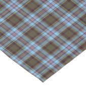 Clan Anderson Light Blue Scottish Tartan Tischdecke (Schrägansicht)