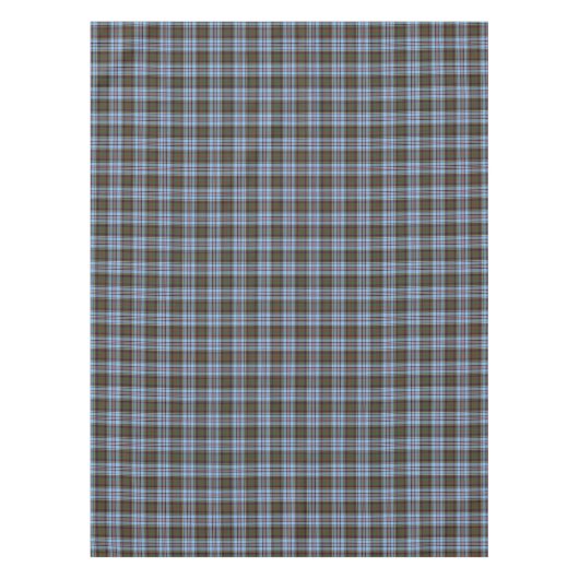 Clan Anderson Light Blue Scottish Tartan Tischdecke (Vorderseite)