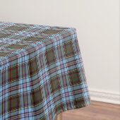 Clan Anderson Light Blue Scottish Tartan Tischdecke (Beispiel)