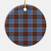 Clan Anderson Modern Tartan Keramik Ornament (Hinten)