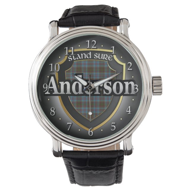 Clan Anderson Scotland Celebration Watch Armbanduhr (Vorderseite)