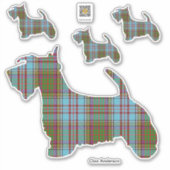 Clan Anderson Scottie Sticker (Vorderseite)