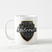 Clan Anderson Scottish Dynsty Tartan Tasse Cups (Links)