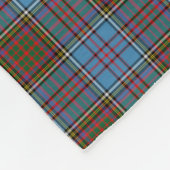 Clan Anderson Scottish Tartan Kariertes Muster Fleecedecke (Ecke)