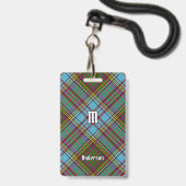 Clan Anderson Tartan Abzeichen Ausweis (Front with Lanyard)