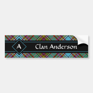 Clan Anderson Tartan Autoaufkleber