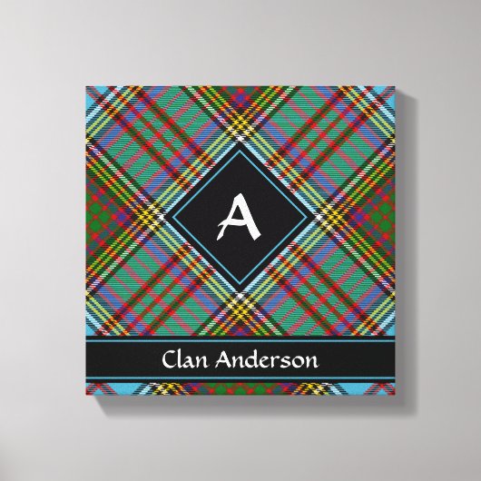 Clan Anderson Tartan Canvas Print Leinwanddruck (Vorderseite)