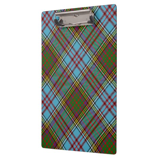 Clan Anderson Tartan Clipboard Klemmbrett (Links)