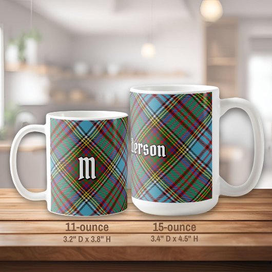 Clan Anderson Tartan Coffee Tasse