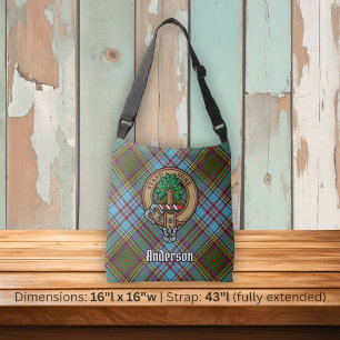 Clan Anderson Tartan Crossbody Bag Tragetaschen Mit Langen Trägern