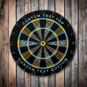 Clan Anderson Tartan Dart Board Dartscheibe