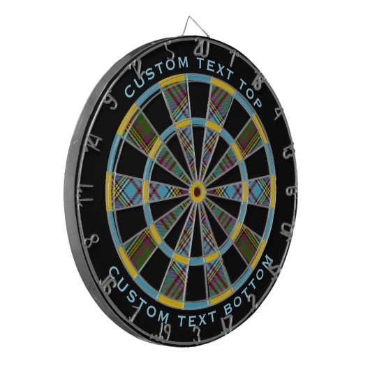 Clan Anderson Tartan Dart Board Dartscheibe (Vorderseite Links)
