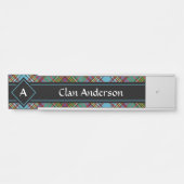 Clan Anderson Tartan Door Sign Türschild (Vorderseite )