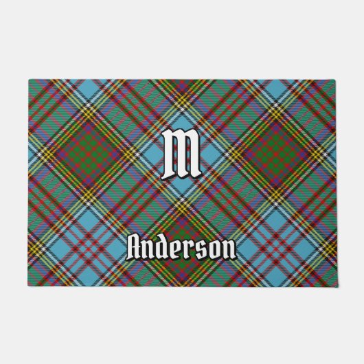 Clan Anderson Tartan Doormat Fußmatte (Vorderseite)