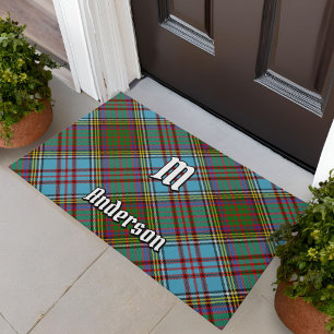 Clan Anderson Tartan Doormat Fußmatte