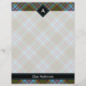 Clan Anderson Tartan Flyer (Hinten)