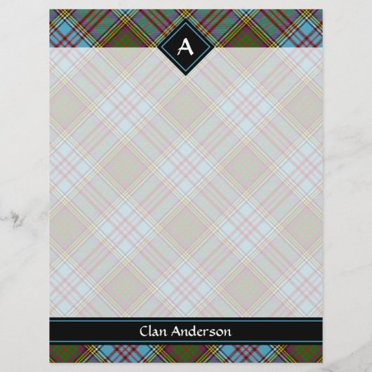 Clan Anderson Tartan Flyer (Hinten)
