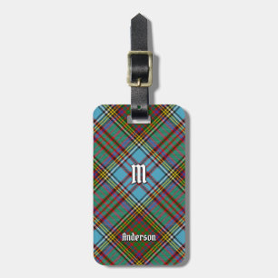 Clan Anderson Tartan Gepäck Tag Gepäckanhänger