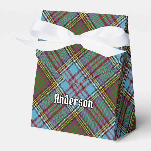 Clan Anderson Tartan Gevor Box Geschenkschachtel (Vorderseite)